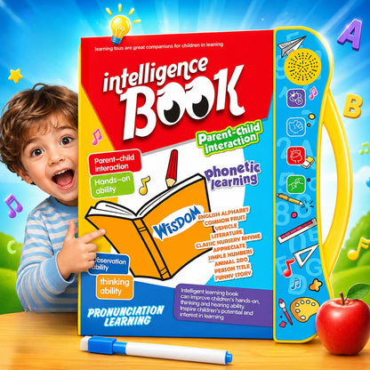 Intelligence Book Sound Book, make learning interactive (Multicolor)