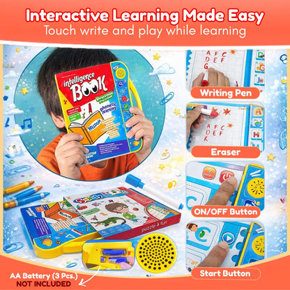 Intelligence Book Sound Book, make learning interactive (Multicolor)