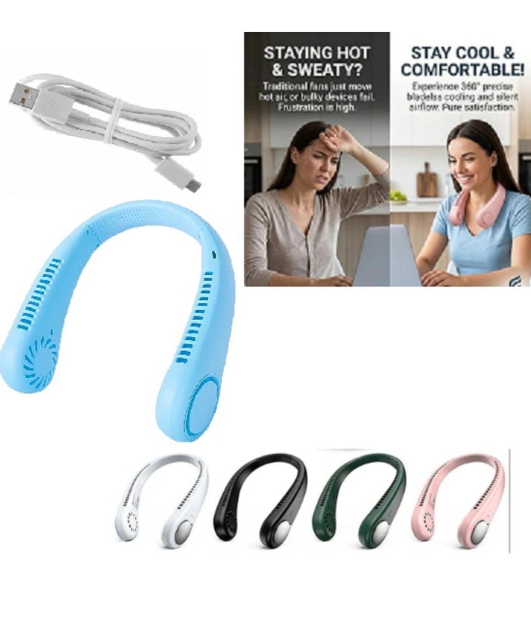 Portable Neck Fan