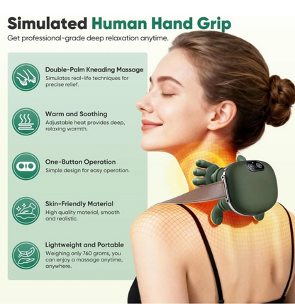 Electric Neck Shoulder Massager for Muscle Relaxation & Daily Wellness